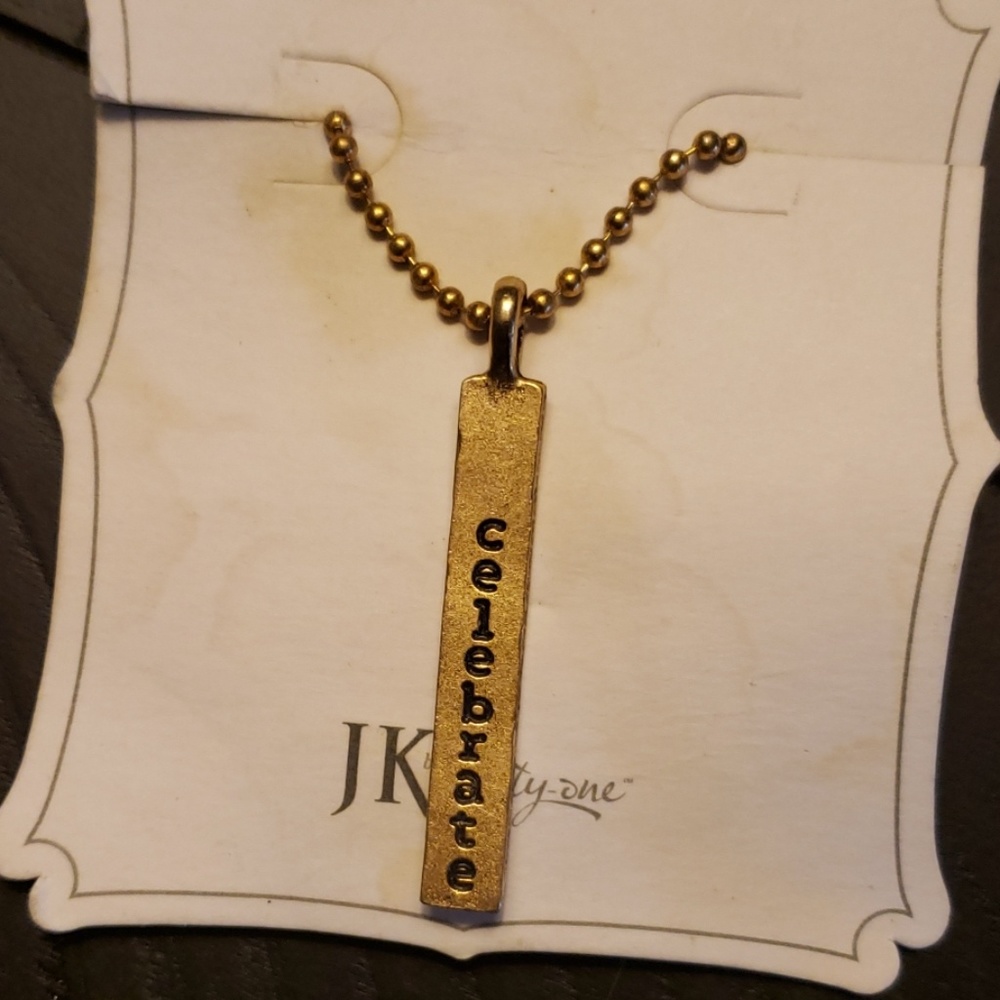 Celebrate necklace by JK thirty-one
